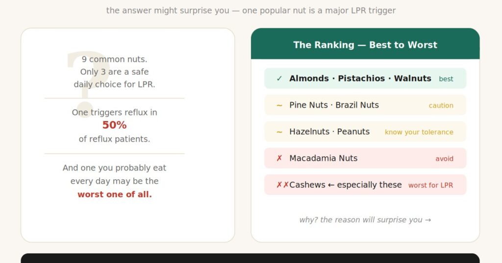 best nuts for acid reflux