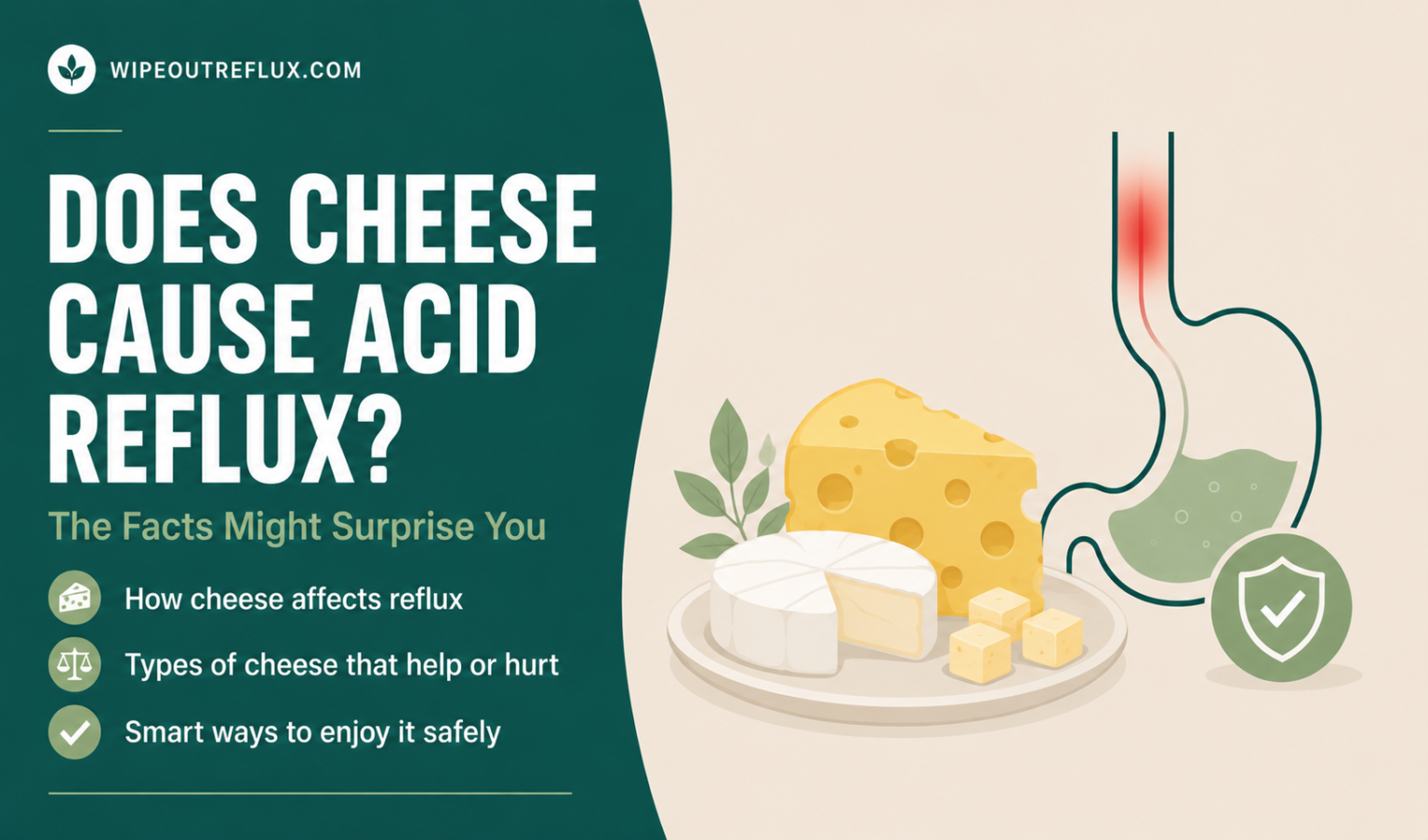 Does Cheese Cause Acid Reflux? The Complete Guide - Wipeout Reflux