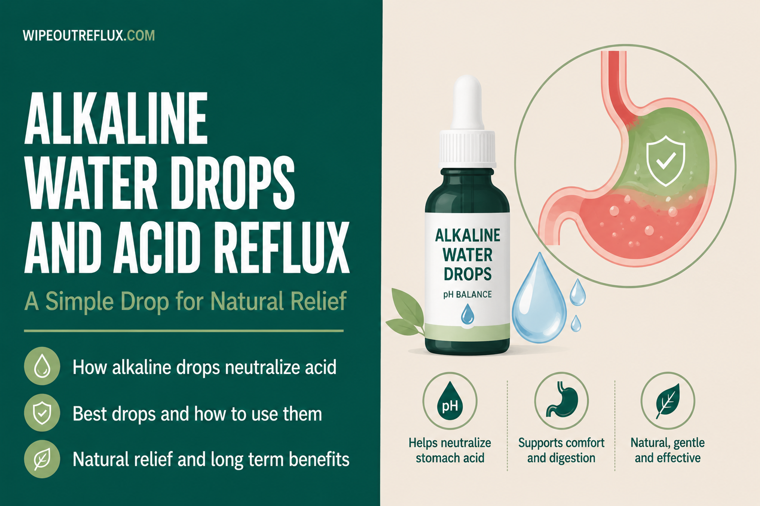 alkaline water drops