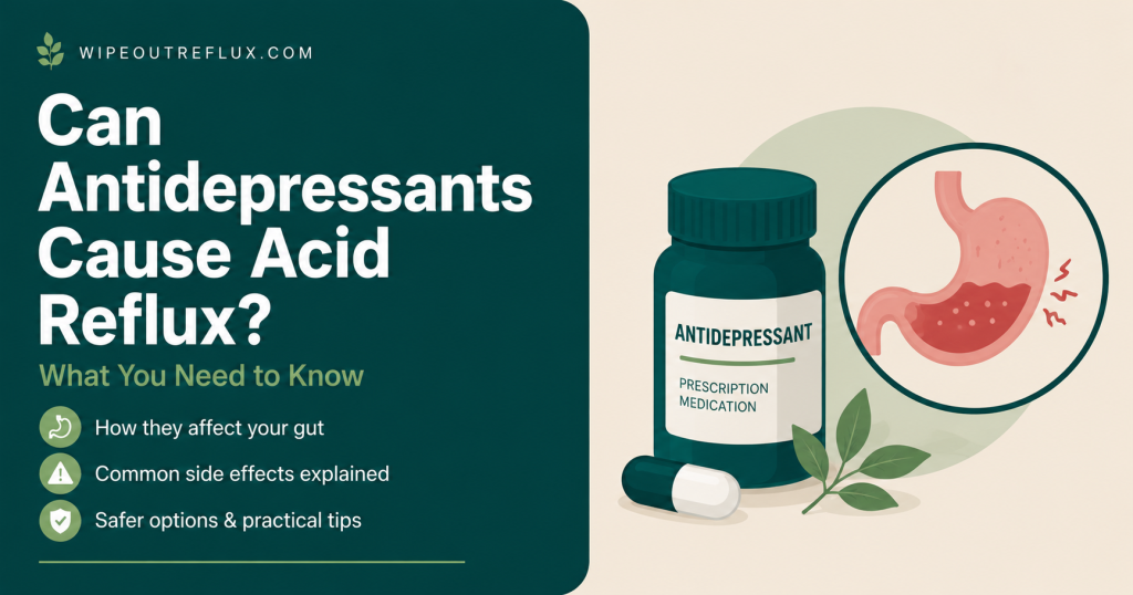 Can Antidepressants Cause Acid Reflux