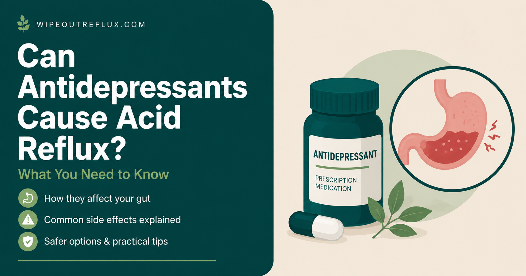 Can Antidepressants Cause Acid Reflux