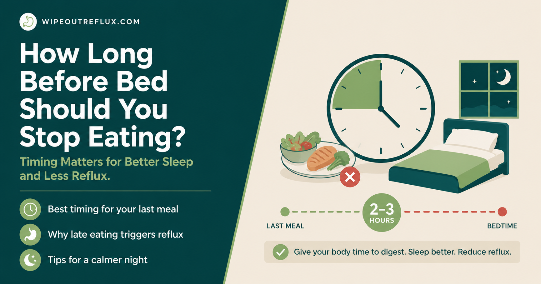 How Long Before Bed Should You Stop Eating? (Acid Reflux)