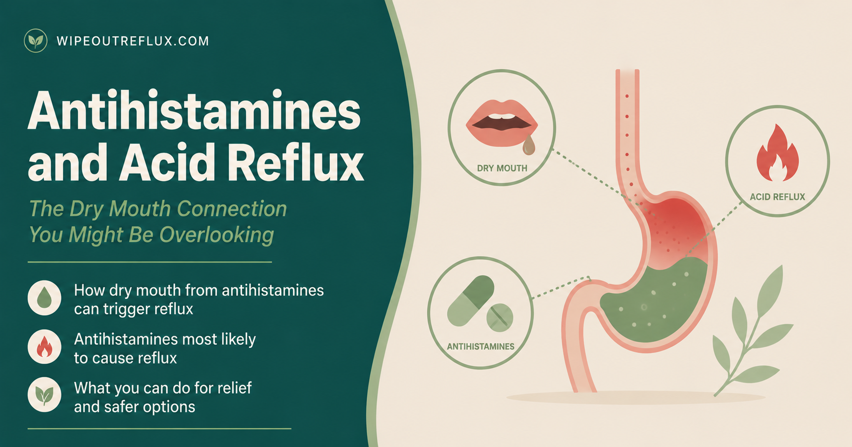 antihistamines and acid reflux