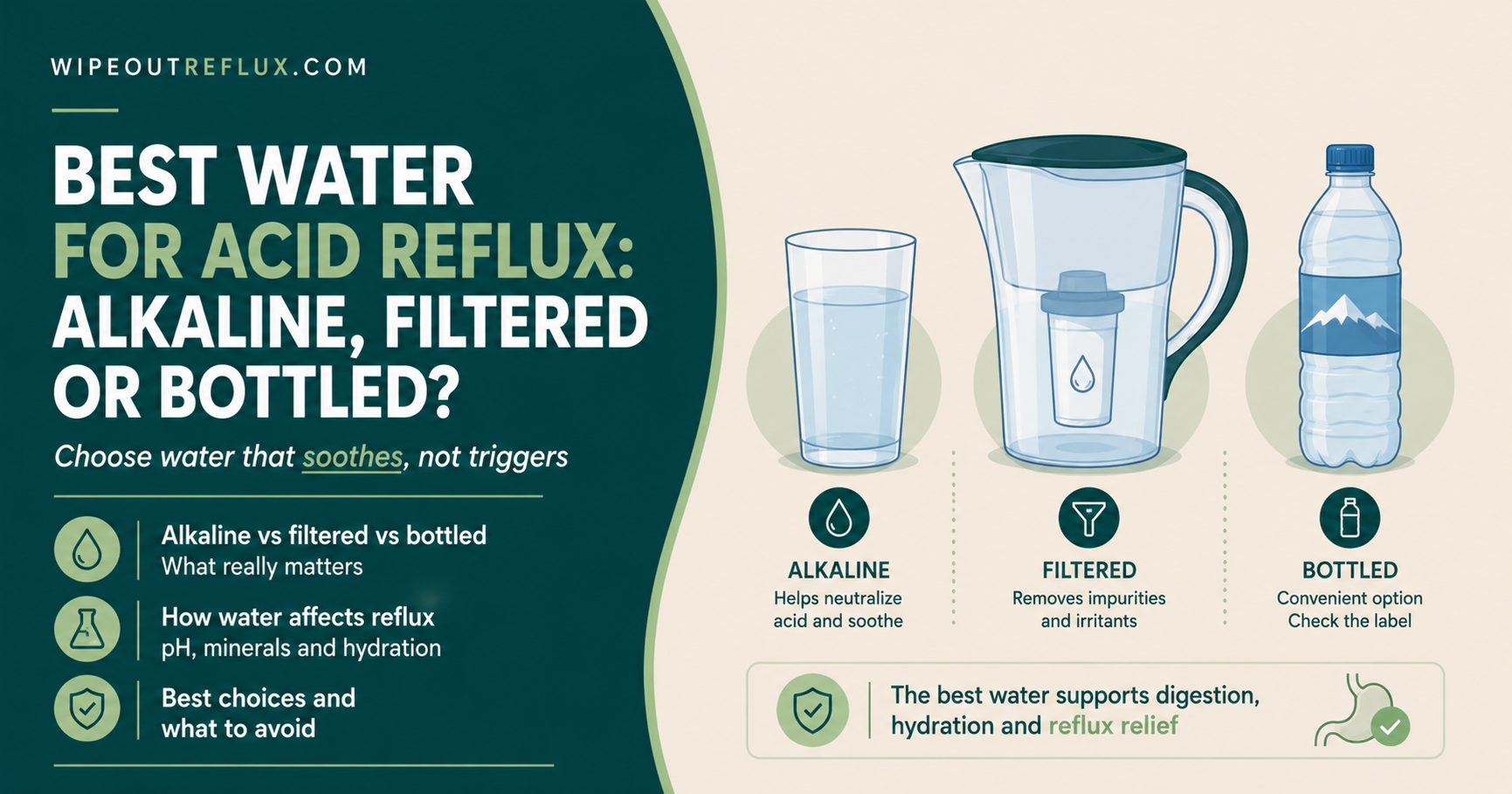 Best Water for Acid Reflux: Alkaline or Filtered?