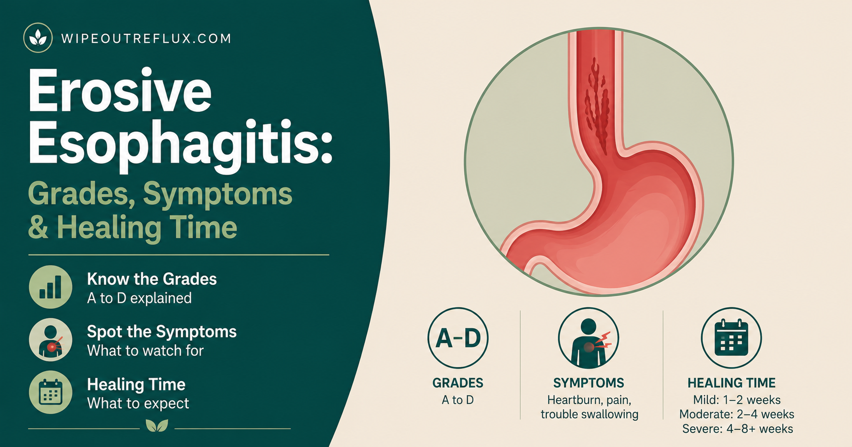 Erosive Esophagitis: Grades, Symptoms & Healing Time