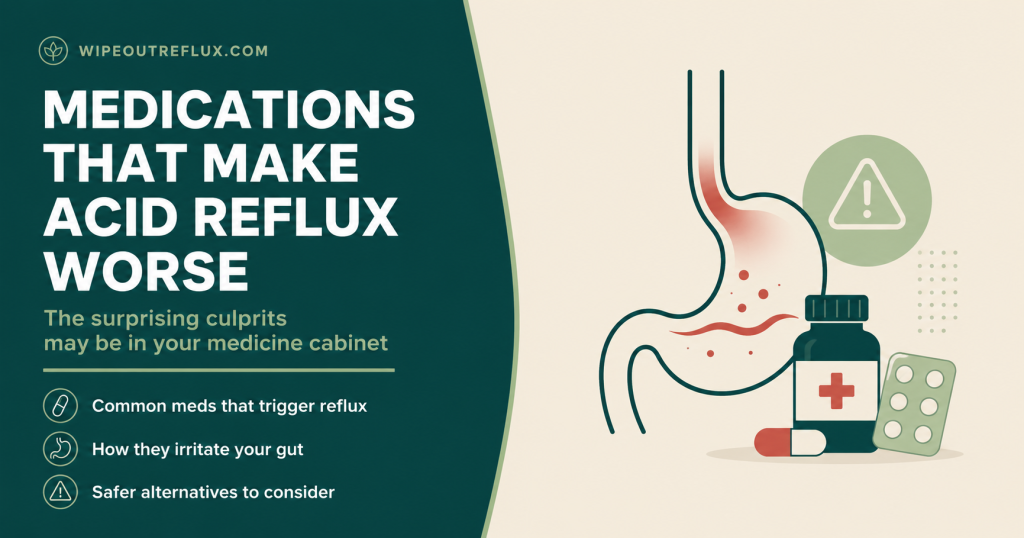 medications that make acid reflux worse