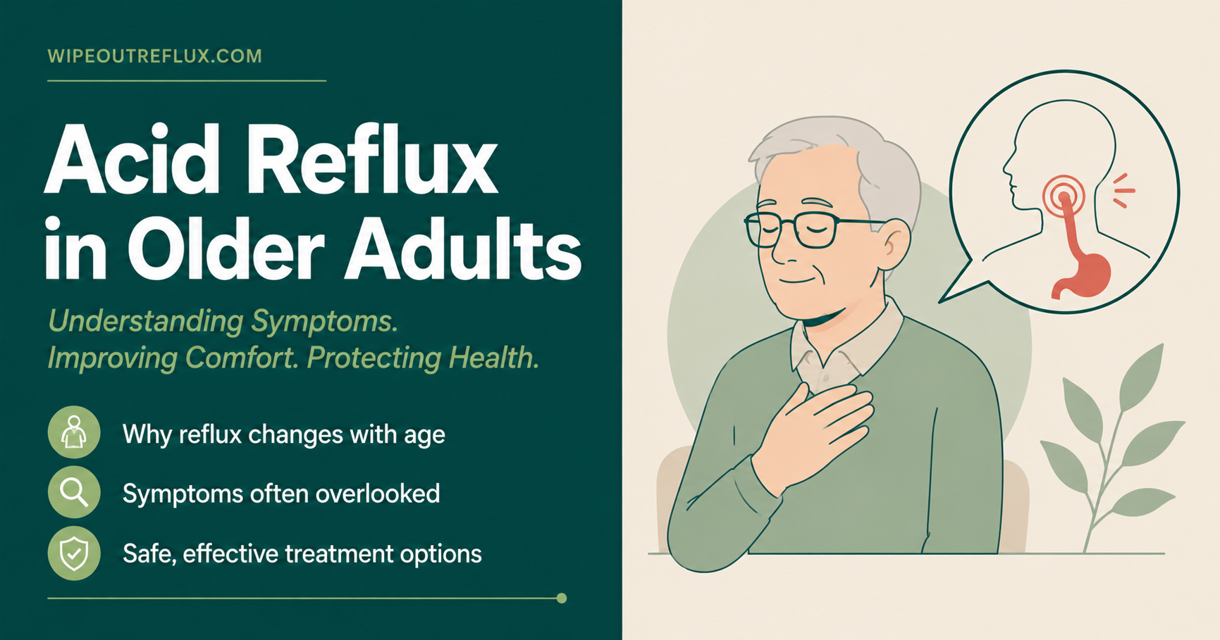 Acid Reflux in Older Adults: What Changes With Age