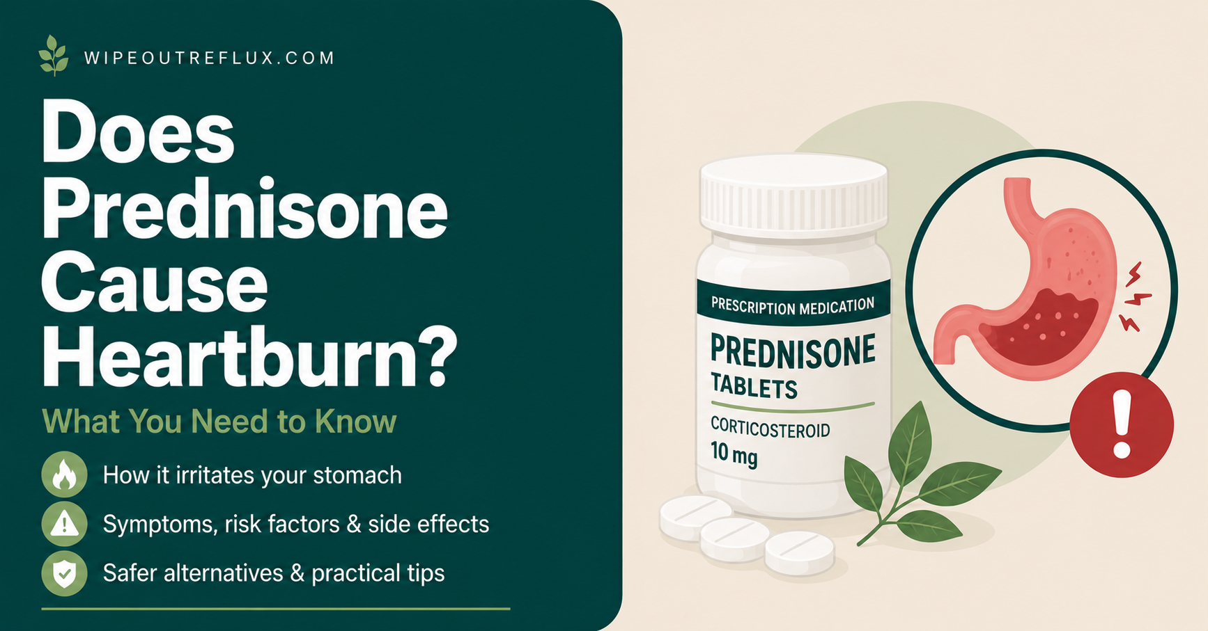 Does Prednisone Cause Heartburn? How to Prevent It