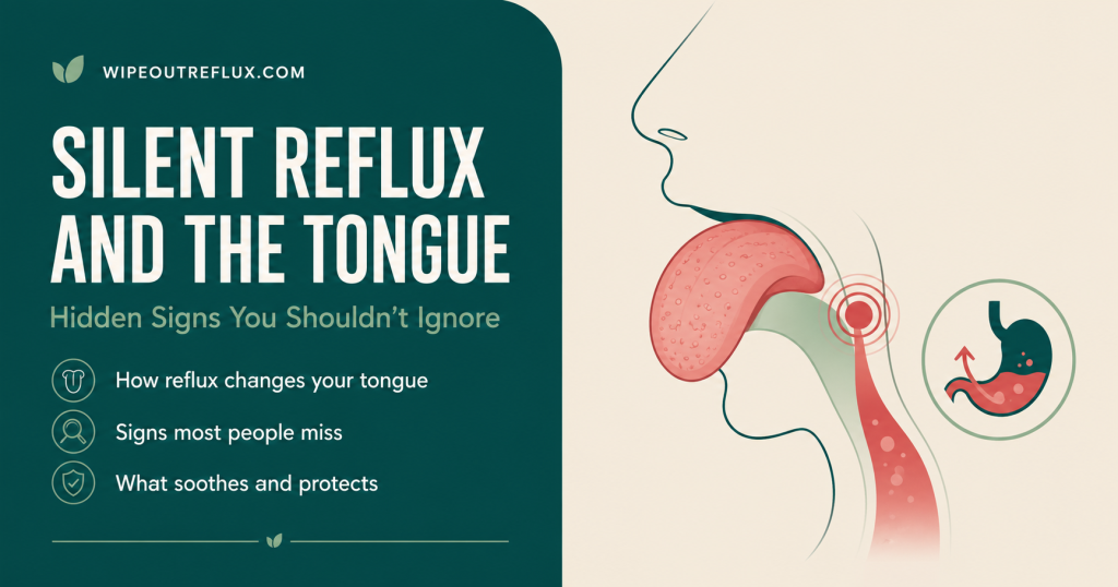 silent reflux and the tongue