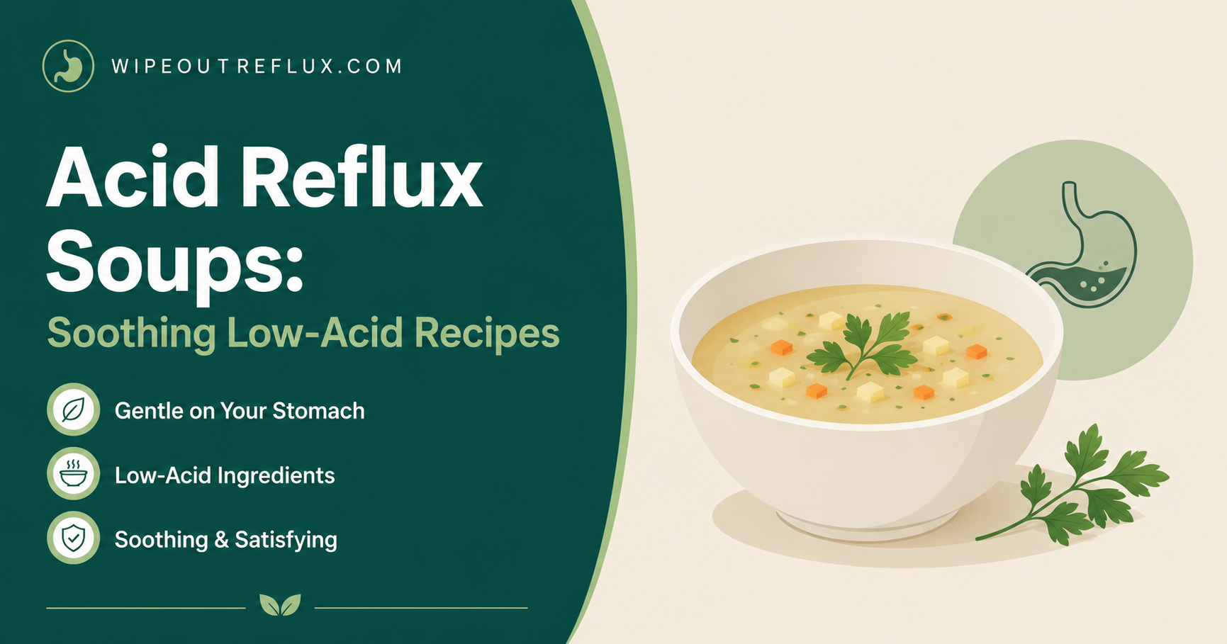 Acid Reflux Soups: 5 Soothing Low-Acid Recipes