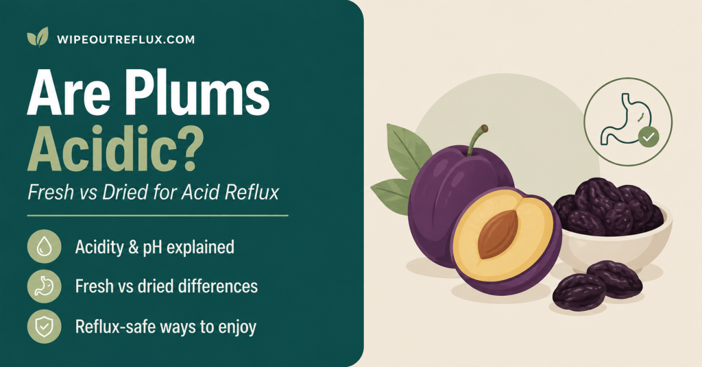  Are Plums Acidic Fresh vs Dried for Acid Reflux