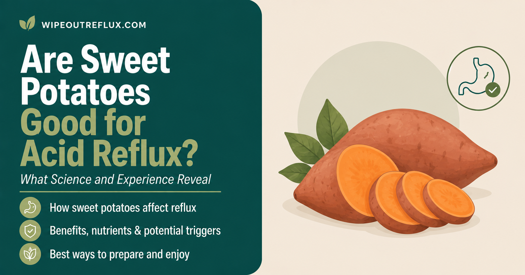 Are Sweet Potatoes Good for Acid Reflux