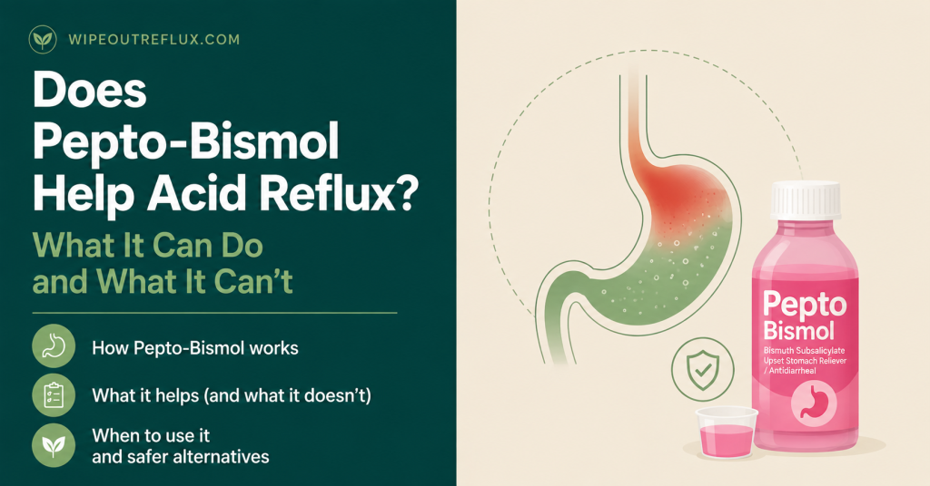 Does Pepto-Bismol Help Acid Reflux? (Probably Not)