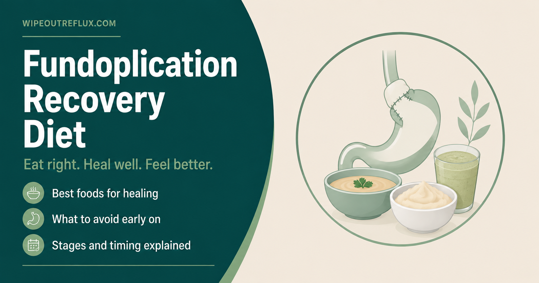 Fundoplication recovery diet