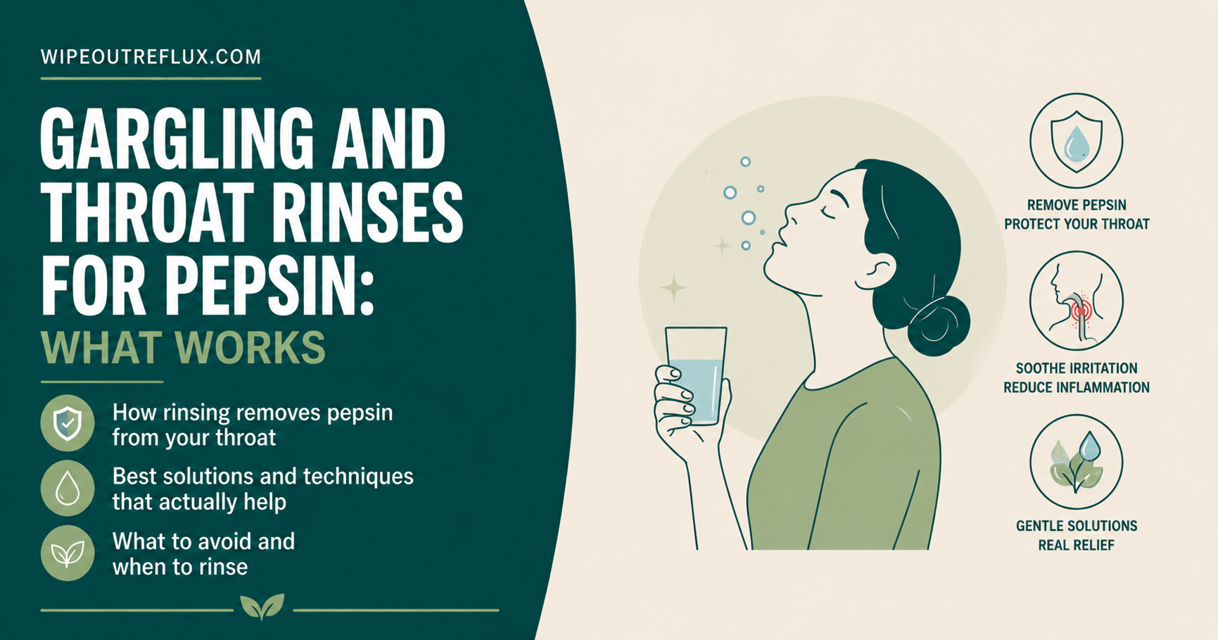 Gargling and Throat Rinses for Pepsin What Works