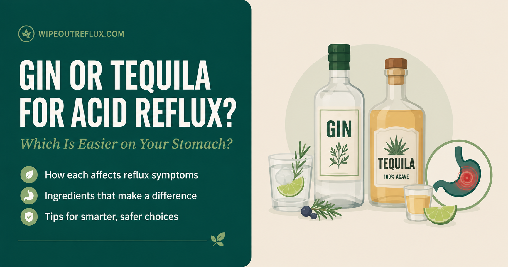 Gin or Tequila for Acid Reflux