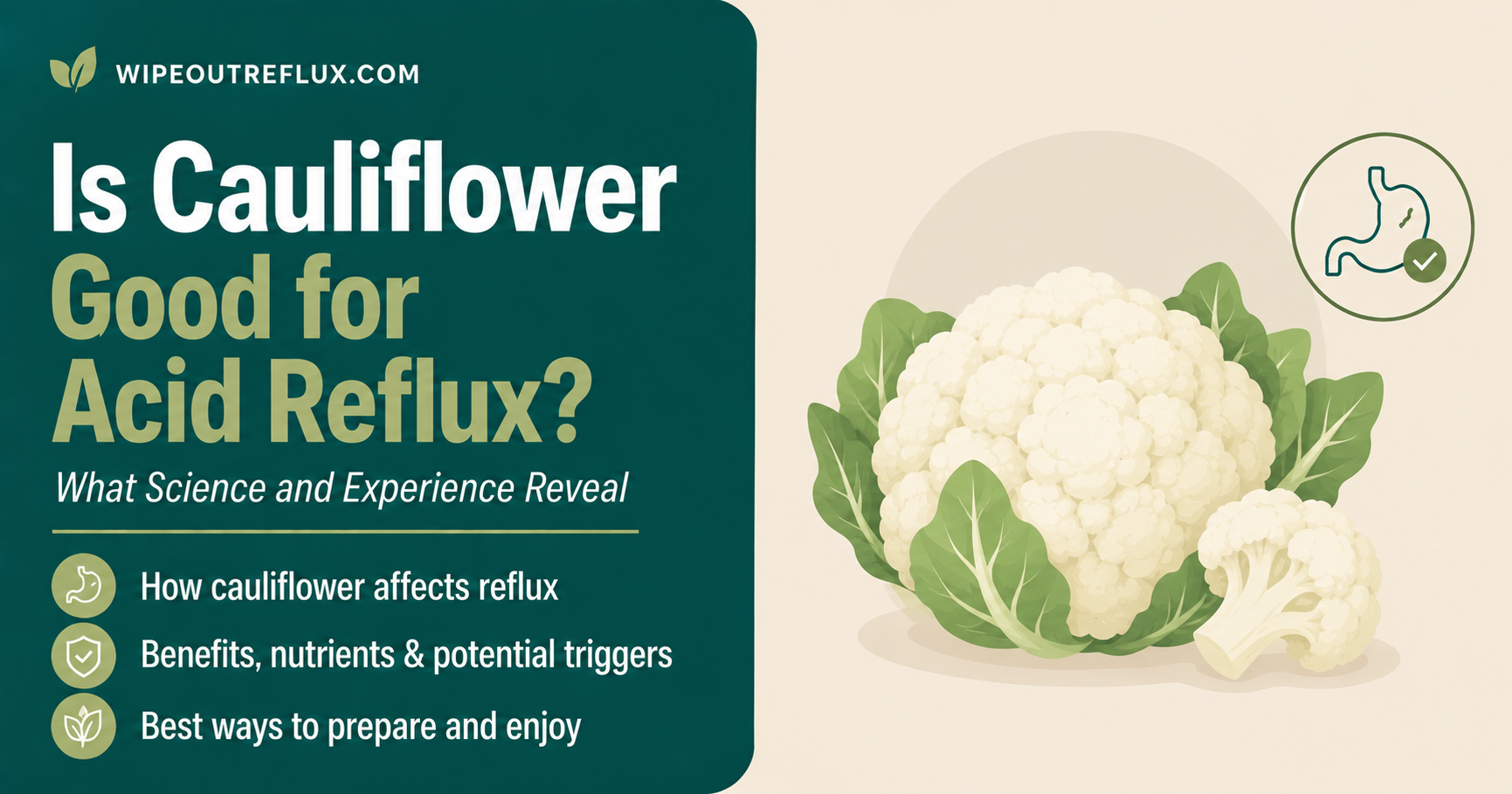 Is Cauliflower Good for Acid Reflux