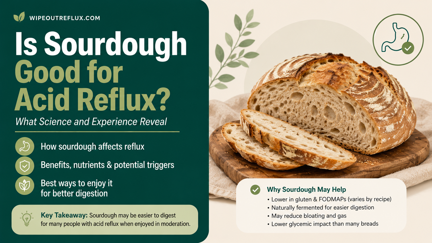 Is Sourdough Good for Acid Reflux? Fermentation Explained
