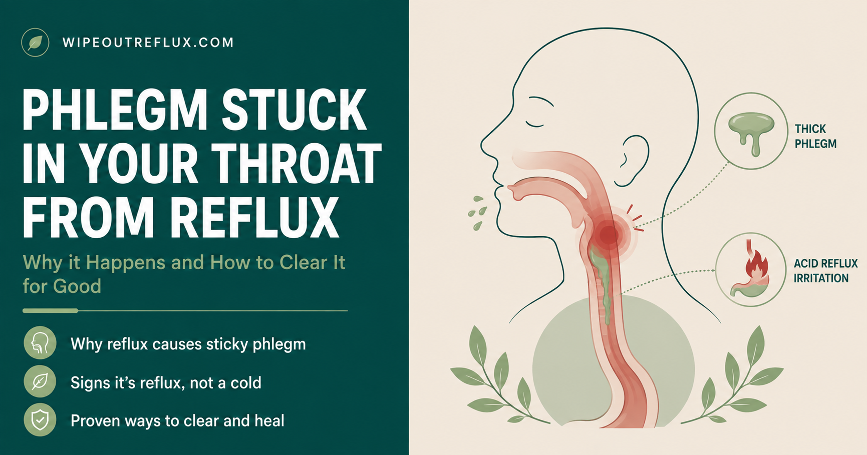 Phlegm Stuck in Your Throat From Reflux