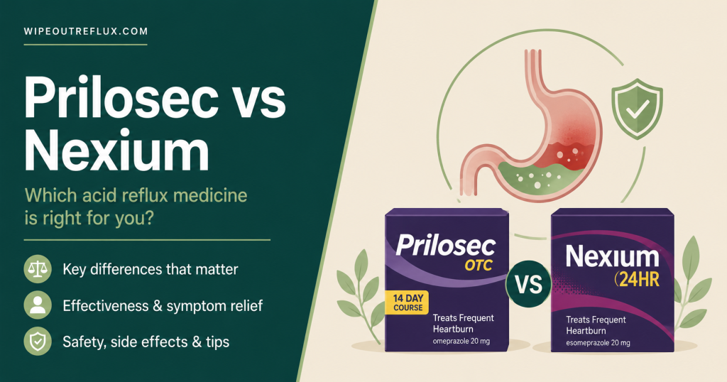 Prilosec vs Nexium