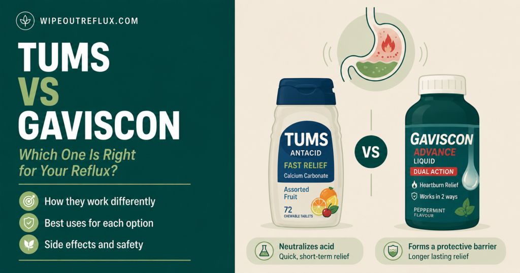 Tums vs Gaviscon