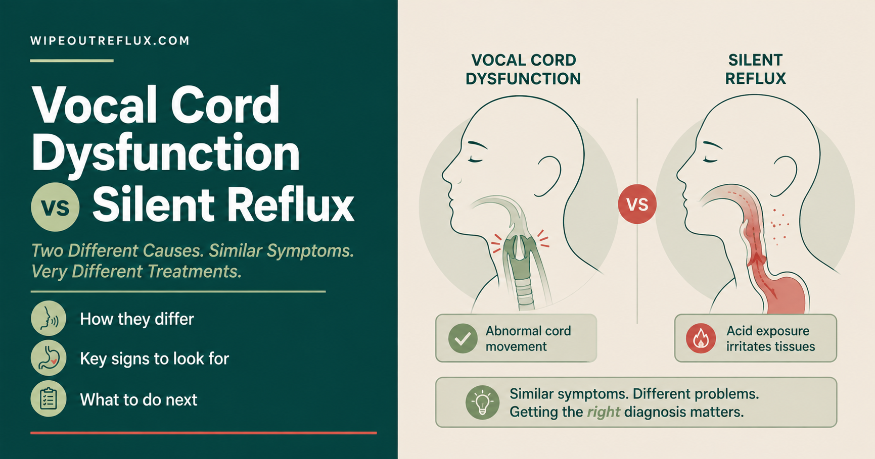 Vocal Cord Dysfunction vs Silent Reflux