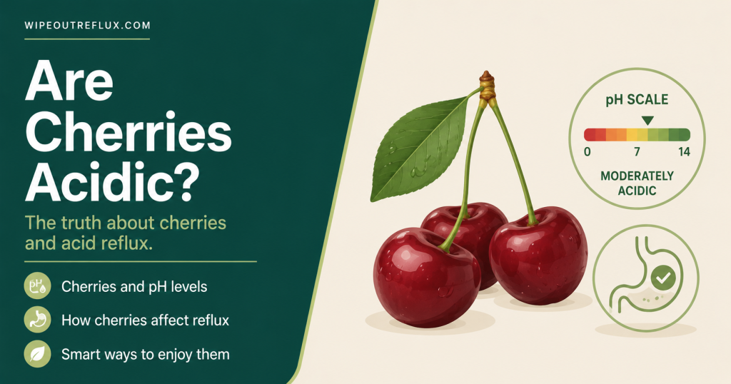 are cherries acidic