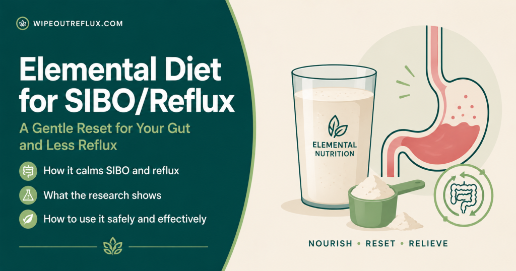 elemental diet for sibo reflux
