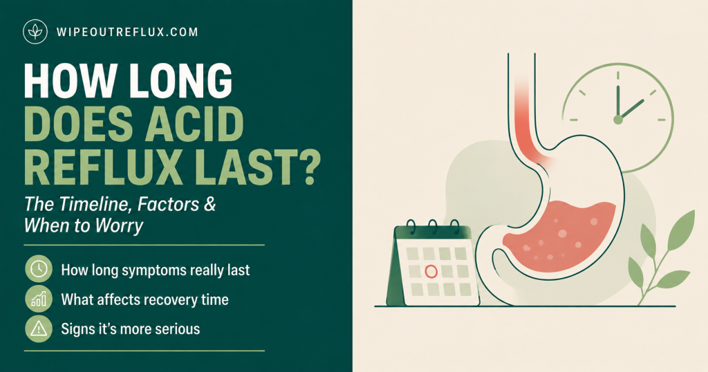 how long does acid reflux last