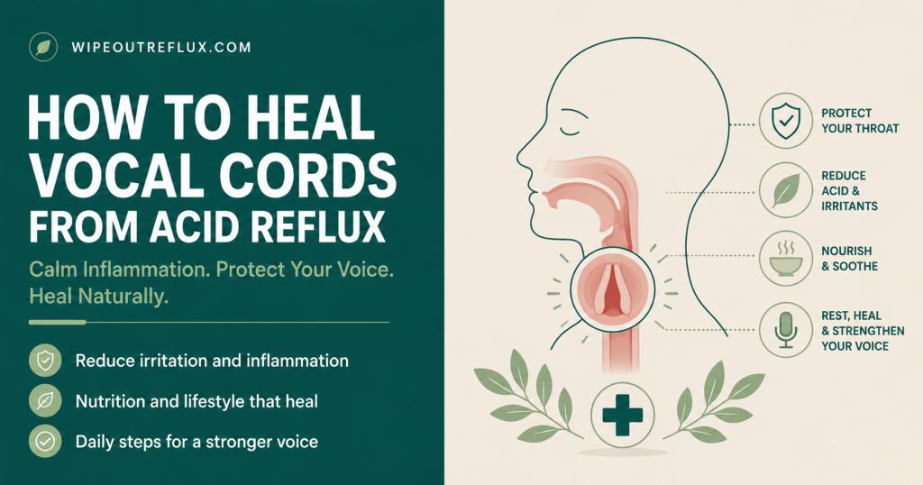 How to Heal Vocal Cords From Acid Reflux
