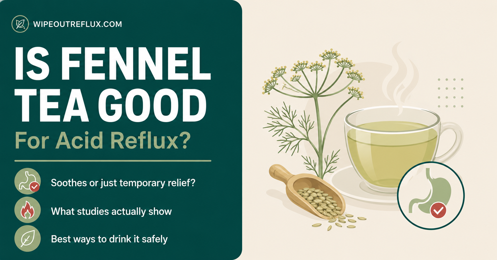 is fennel tea good for acid reflux