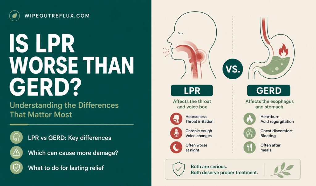 Is LPR Worse Than GERD