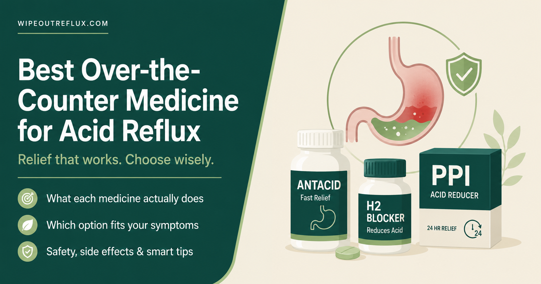best over the counter meds for acid reflux