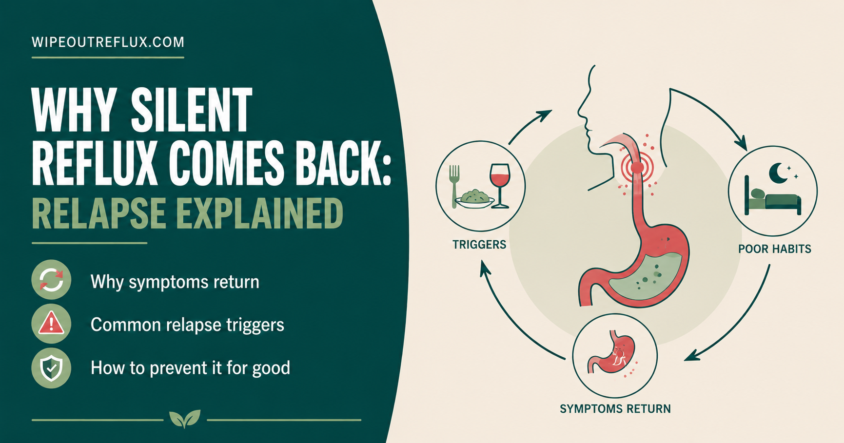 why silent reflux comes back