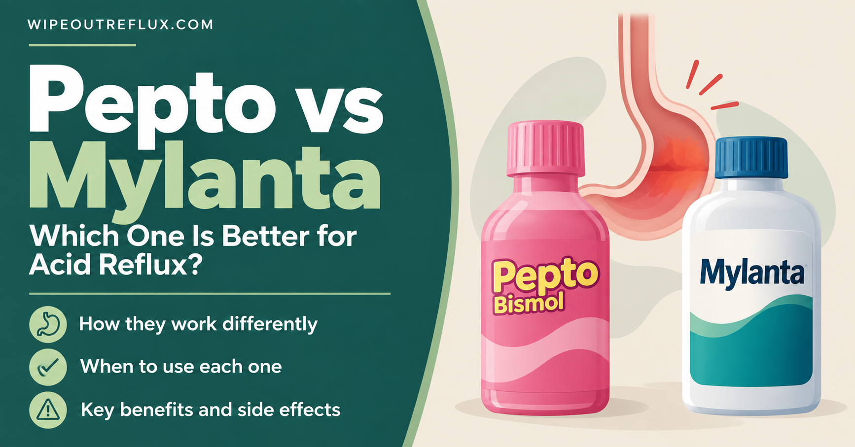 Pepto vs Mylanta