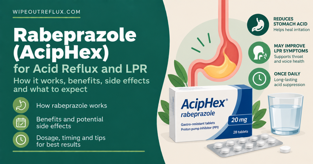 Rabeprazole (AcipHex) for Acid Reflux and LPR