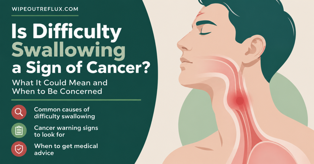 is difficulty swallowing a sign of cancer