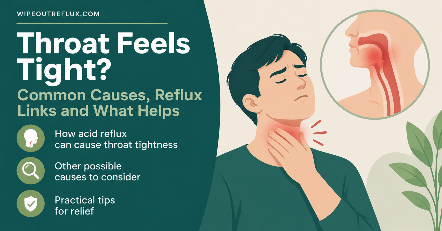 throat feels tight
