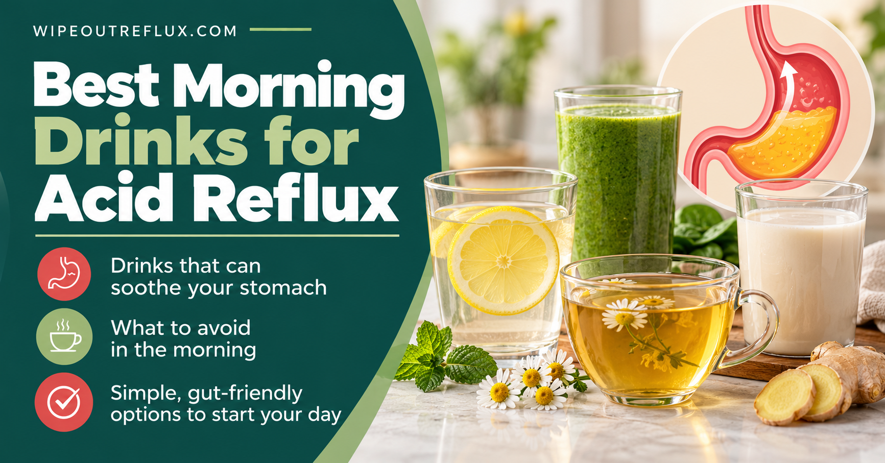 Best Morning Drinks for Acid Reflux