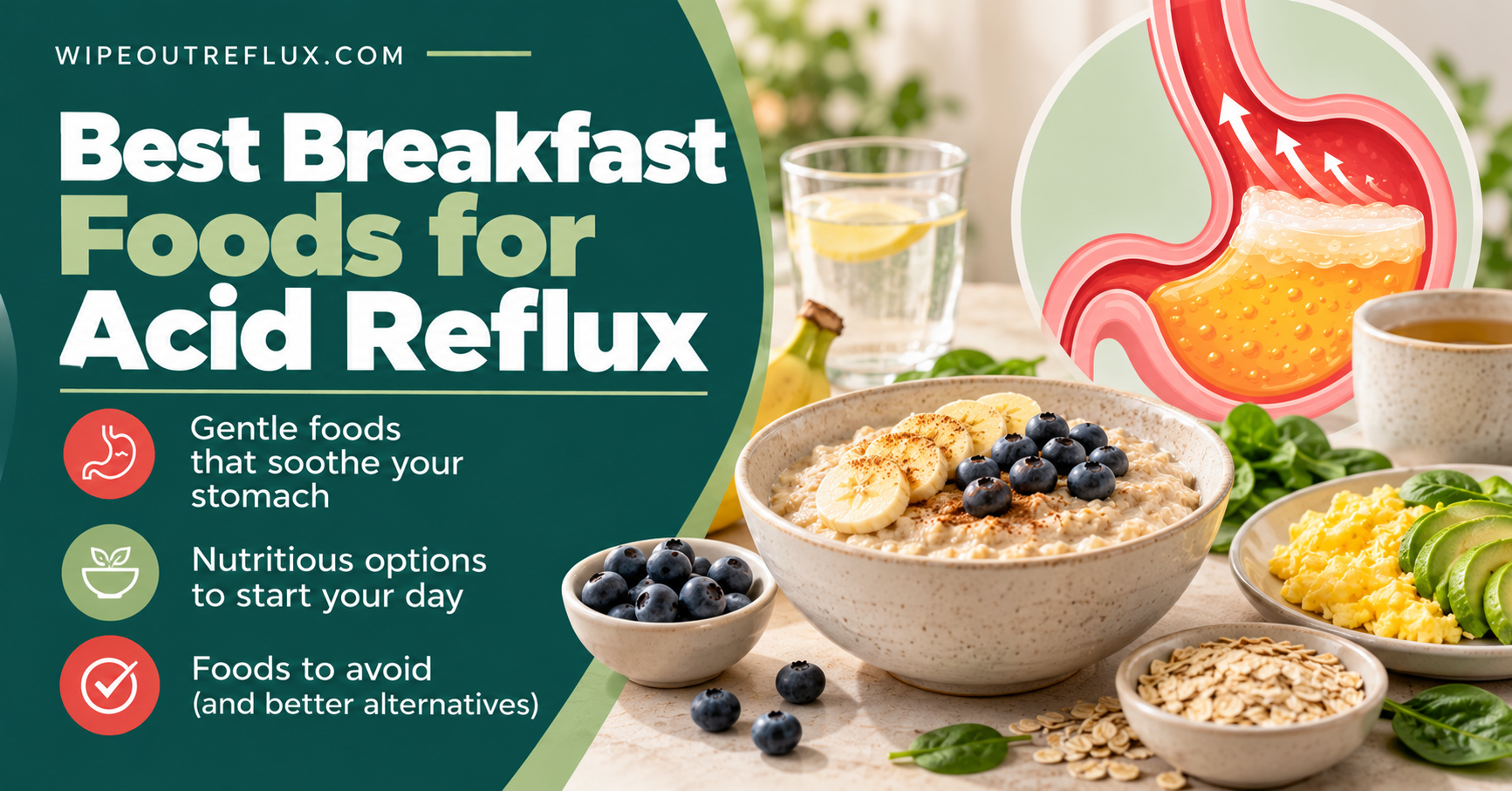 Best breakfast foods for acid reflux
