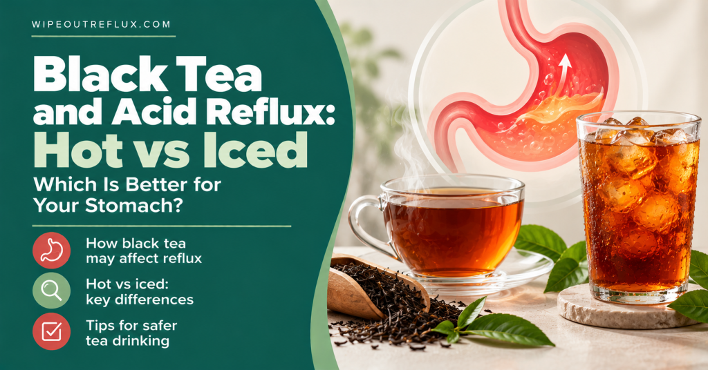 Black Tea and Acid Reflux Hot vs Iced