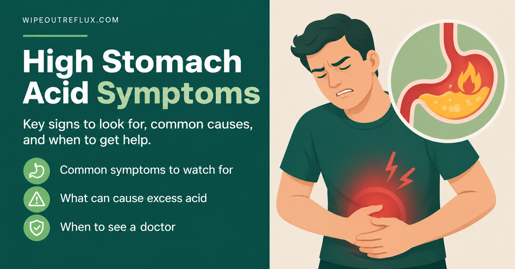 High Stomach Acid Symptoms