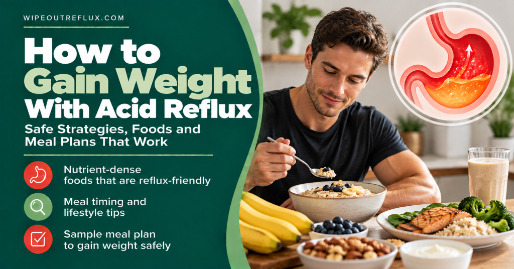 How to gain weight with acid reflux
