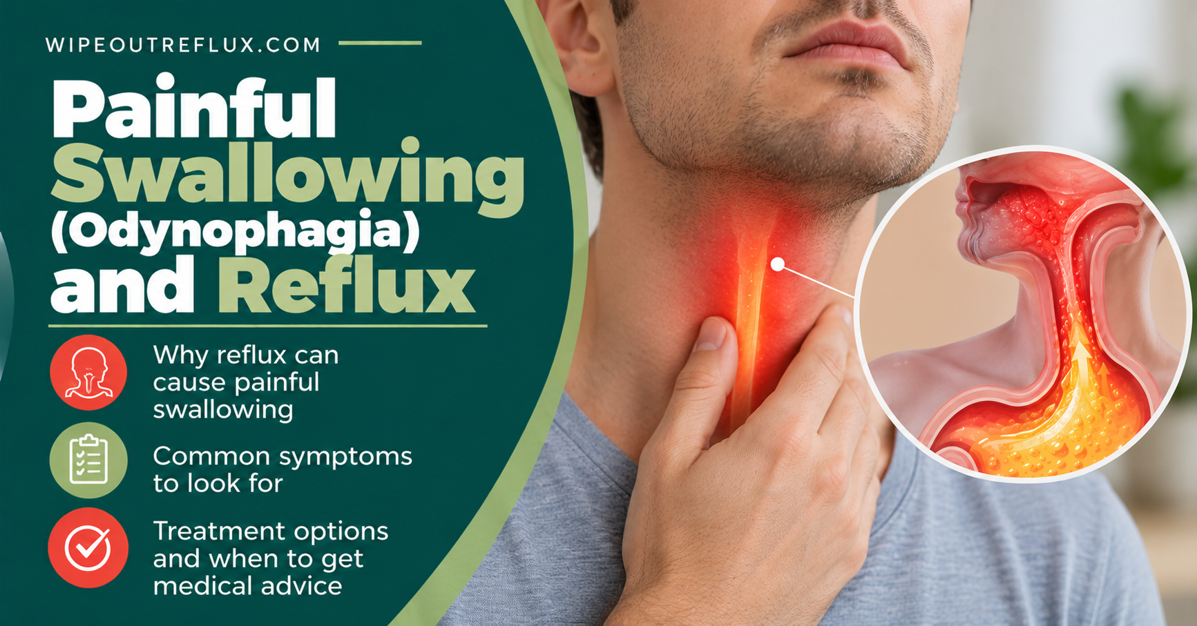 Painful Swallowing (Odynophagia) and Reflux
