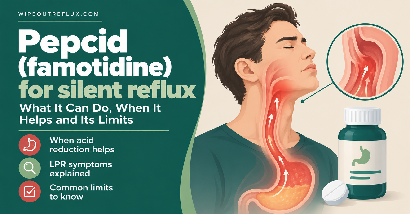 Pepcid (famotidine) for silent reflux