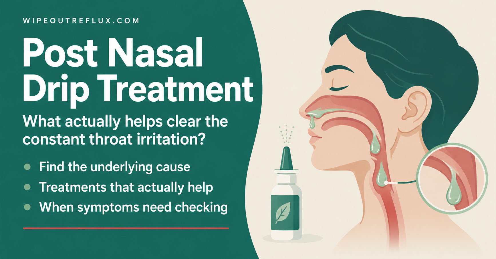 Post nasal drip treatment