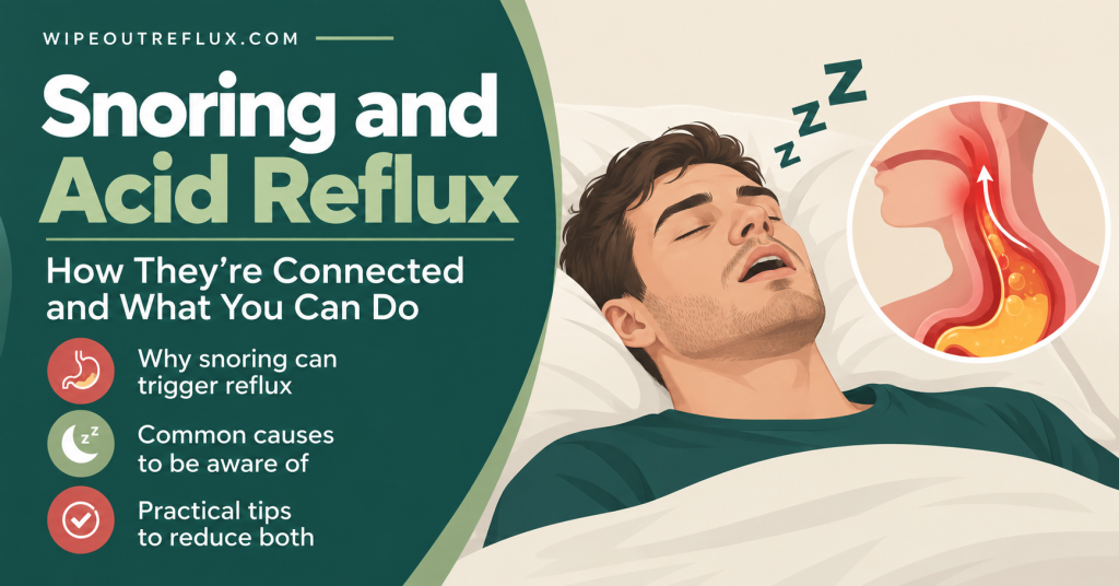 Snoring and acid reflux